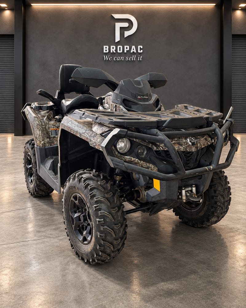 Can-Am side-by-side photographed at the Bropac showroom